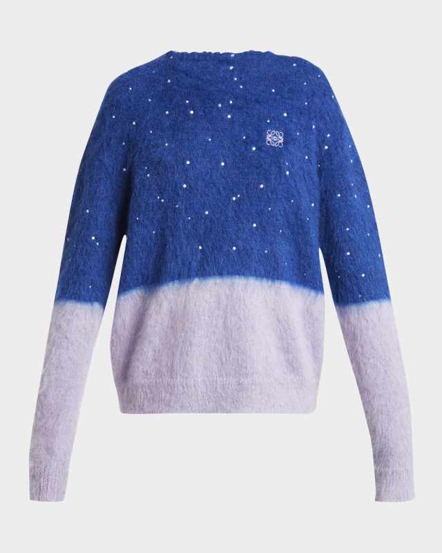 Bi-Color Crystal Fuzzy Sweat